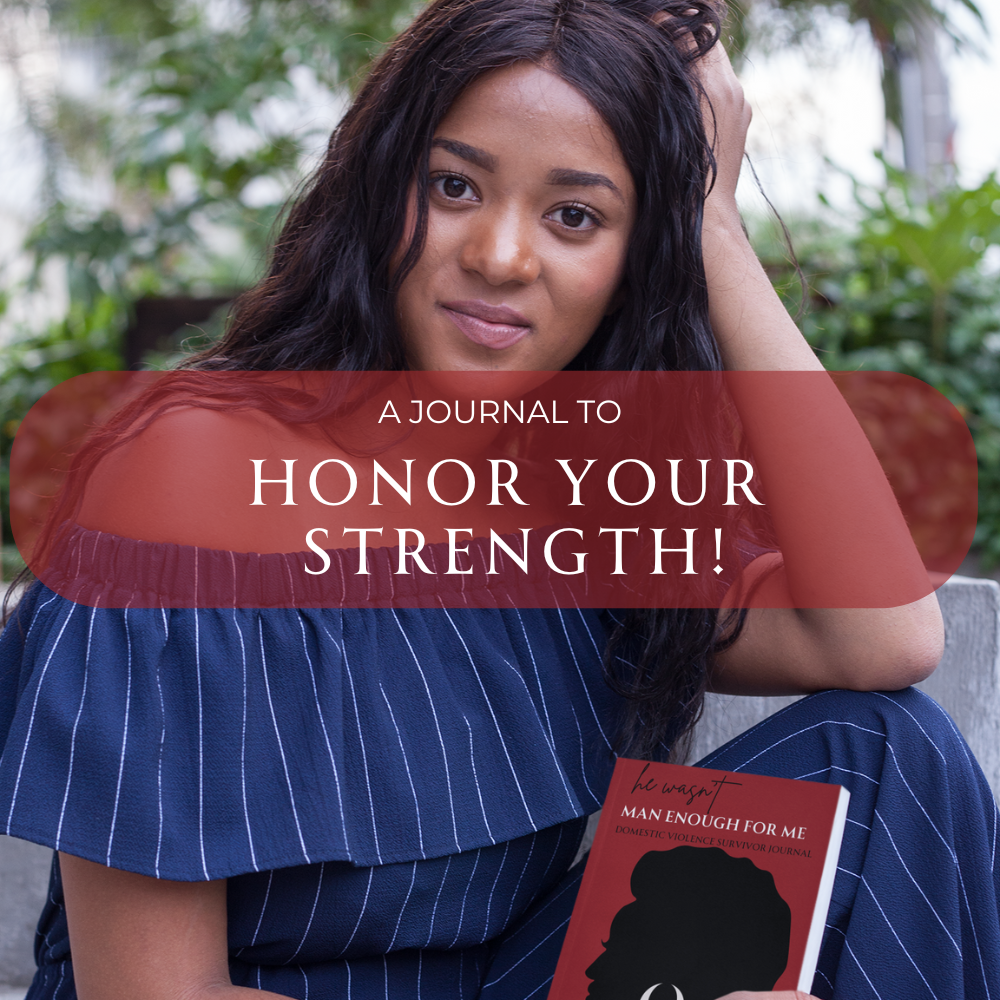 He Wasn’t Man Enough for Me: Domestic Violence Survivor Journal: Physical + Digital + Playlist Bundle