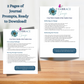 I Embrace Change,Transformational Journal with PDF Prompts