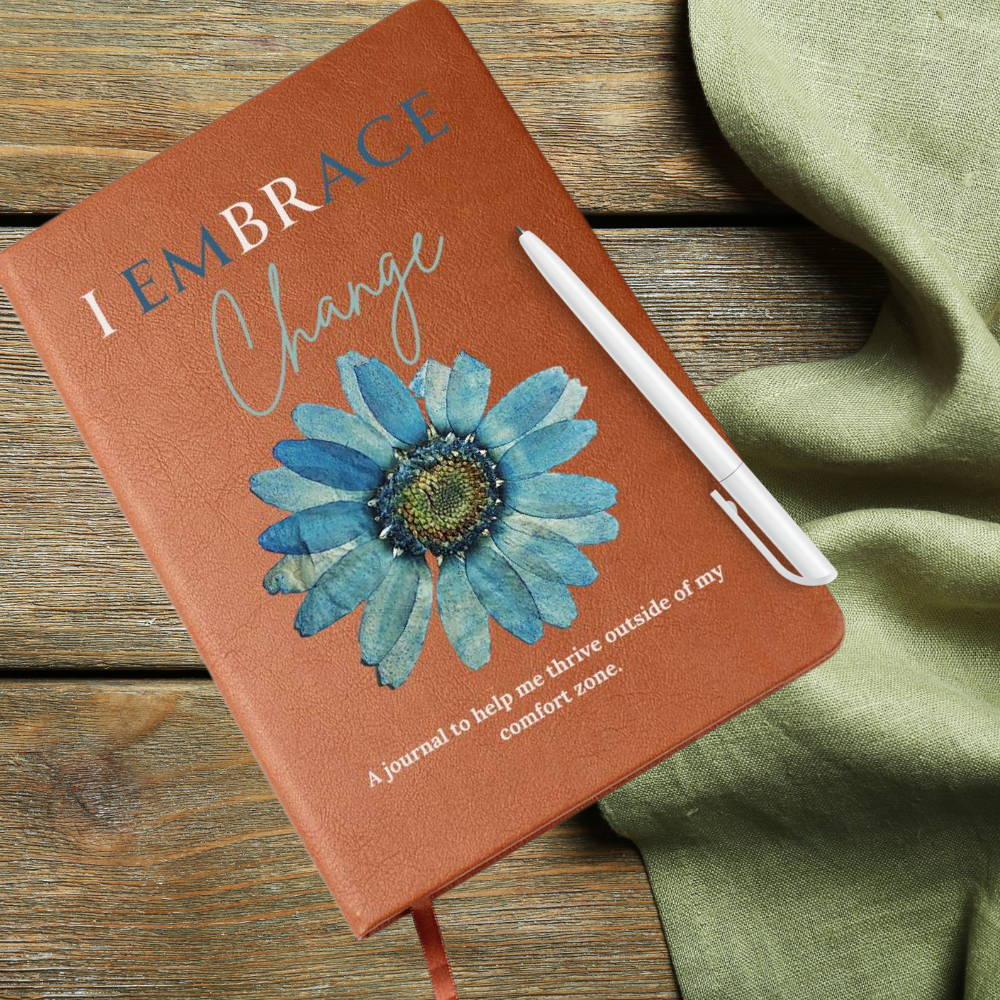 I Embrace Change,Transformational Journal with PDF Prompts